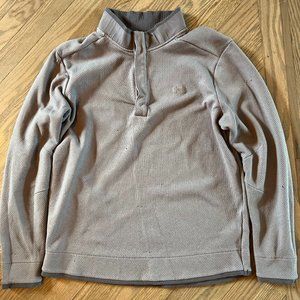 Under Armour Men's XL Gray Golf Quarter Button Sweater